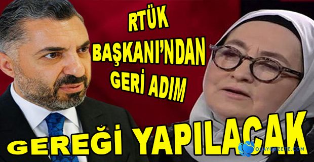 RTÜK Başkanı’ndan 