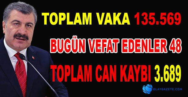 SAĞLIK BAKANI KOCA 8 MAYIS KORONAVİRÜS VERİLERİNİ PAYLAŞT