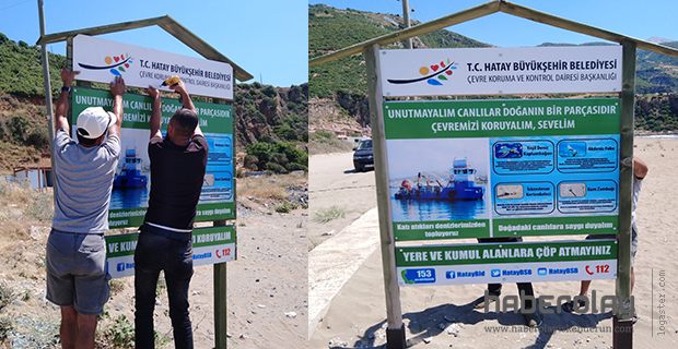 SAHİLLERE BİLGİLENDİRİCİ PANOLAR 