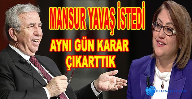 ŞAHİN’DEN MANSUR YAVAŞ İTİRAFI