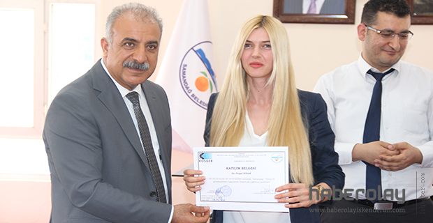 SAMANDAĞLI  90 GİRİŞİMCİYE BELGELERİ TAKDİM EDİLDİ  