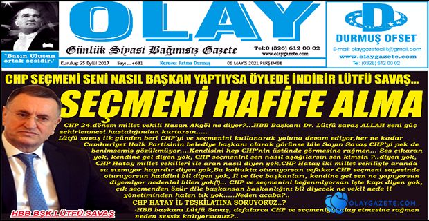 SEÇMENİ HAFİFE ALMA