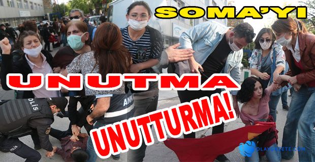 SOMA ANMASINA POLİSTEN MÜDAHALE