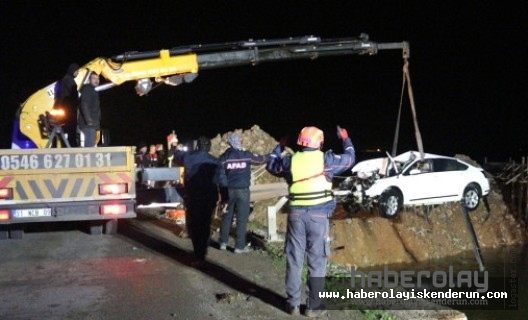 SULAMA KANALINA UÇAN OTOMOBİLİN SÜRÜCÜSÜ ÖLDÜ