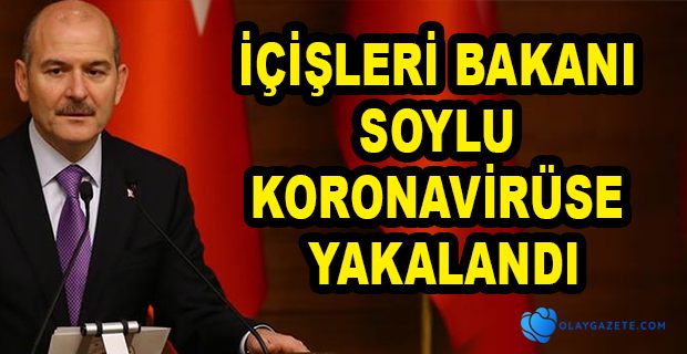 SÜLEYMAN SOYLU VE EŞİ KORONAVİRÜSE YAKALANDI