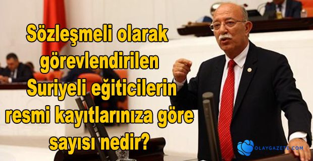 Suriyeli Öğretmenler Yeniden TBMM Gündeminde