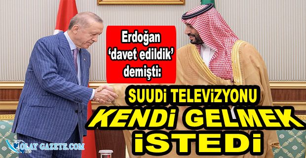 SUUDİ ARABİSTAN DEVLET TELEVİZYONUNDAN 