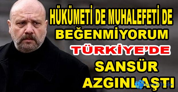 TAYLAN; SEN SANATÇISIN, SANATINI YAP SİYASETLE İLGİLENME LAFLAR SAYGI DUYDUĞUM ŞEYLER DEĞİL 