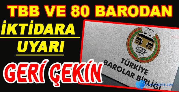 TBB VE BAROLAR : ÜLKE GERÇEK GÜNDEMİNE DÖNMELİ