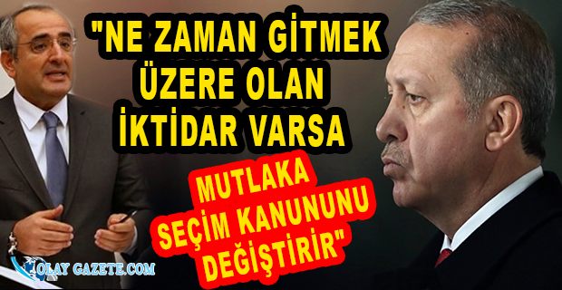 TBMM BAŞKANVEKİLİ AKAR’DAN SEÇİM BARAJI YORUMU