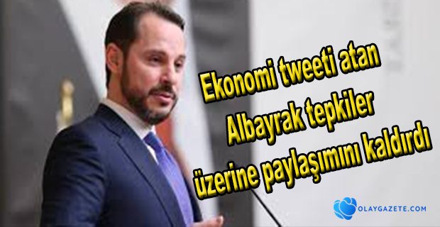 TEPKİLER ÜZERİNE PAYLAŞIMINI KALDIRDI