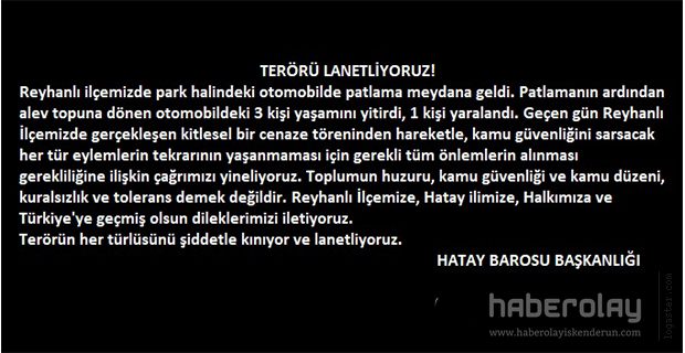 TERÖRÜ LANETLİYORUZ!