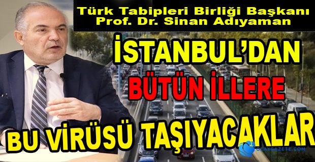 TTB’DEN , 1 HAZİRAN İÇİN UYARI