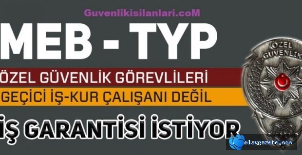 TYP ÇALIŞANLARI SÜREKLİLİK İSTİYOR