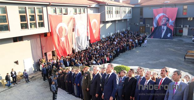 ULU ÖNDER ATATÜRK HATAY’DA HASRETLE ANILDI