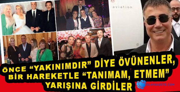 ÜNLÜLER, SEDAT PEKER İLE OLAN FOTOĞRAFLARINI SİLMEYE BAŞLADI