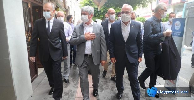 VALİ DOĞAN İSKENDERUN’DA ‘MASKE’ DENETİMİNDE…