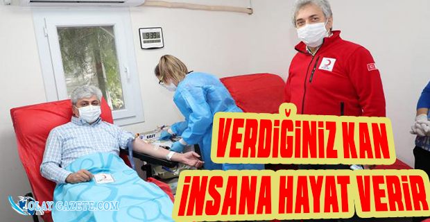 VALİ DOĞAN VATANDAŞI KAN VERMEYE DAVET ETTİ…