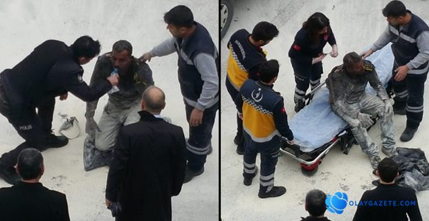 KENDİNİ YAKAN BABA KALBİNE YENİK DÜŞTÜ