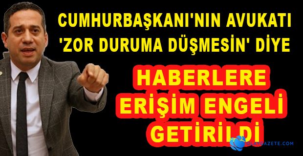 VEKÂLET ÜCRETİ HABERLERİNE ERİŞİM ENGELİ