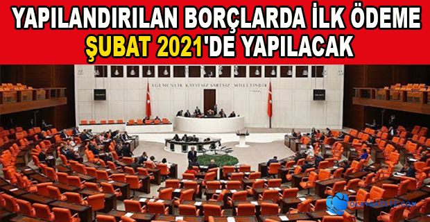 VERGİ, SGK, KYK VE KÖPRÜ BORÇLARINA YAPILANDIRMA TEKLİFİ TBMM’DE