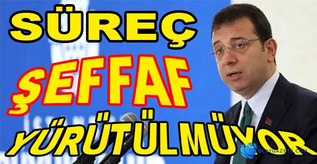VERİLERİ BİZİMLE PAYLAŞMIYORLAR