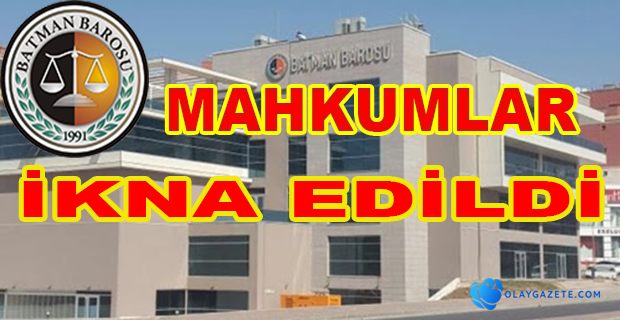 YANGINI ÇIKARAN ADLİ MAHKÜMLAR İKNA EDİLDİ