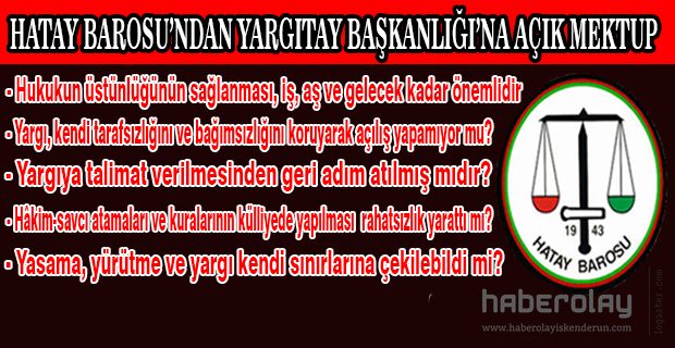 Yargıtay Başkanlığı'na Açık Mektup