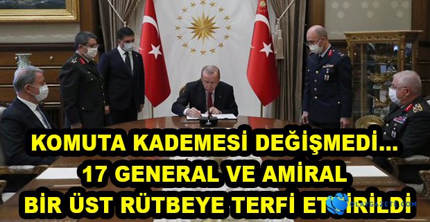 YAŞ KARARLARI AÇIKLANDI