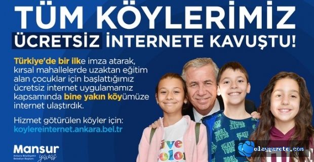  YAVAŞ, 914 KÖYÜ ÜCRETSİZ İNTERNETE KAVUŞTURDU