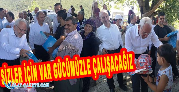 YAYLA SAKİNLERİNDEN TOSYALI'YA TEŞEKKÜR