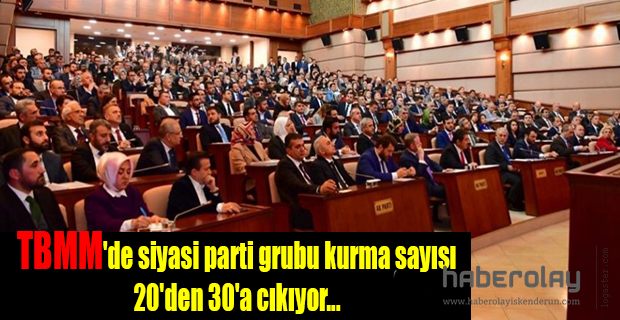 YENİ KURULACAK PARTİLERE ENGEL...