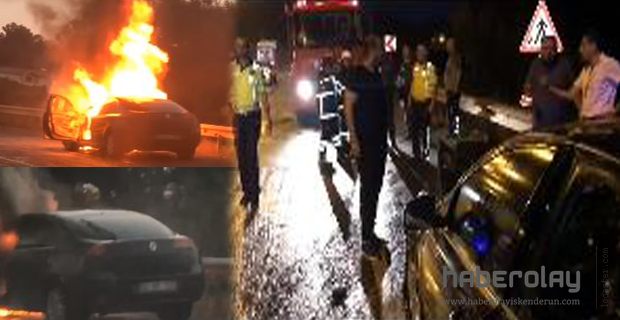 YENİ OTOMOBİLİ İLE ÖLÜMDEN DÖNDÜ!