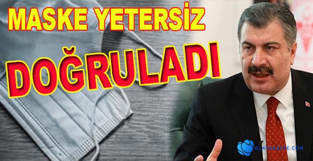 YETERLİ SAYIDA MASKE YOK DEDİ