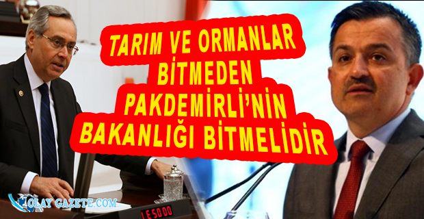 YURTTAŞLARIN TAMAMI BAKAN PAKDEMİRLİ’DEN RAHATSIZ